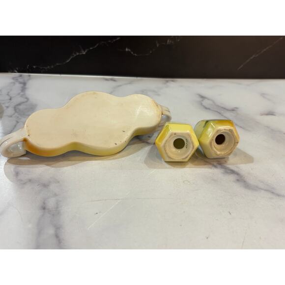 Vintage Noritake Tree in the Meadow salt and pepper set with tray - Picture 3 of 3